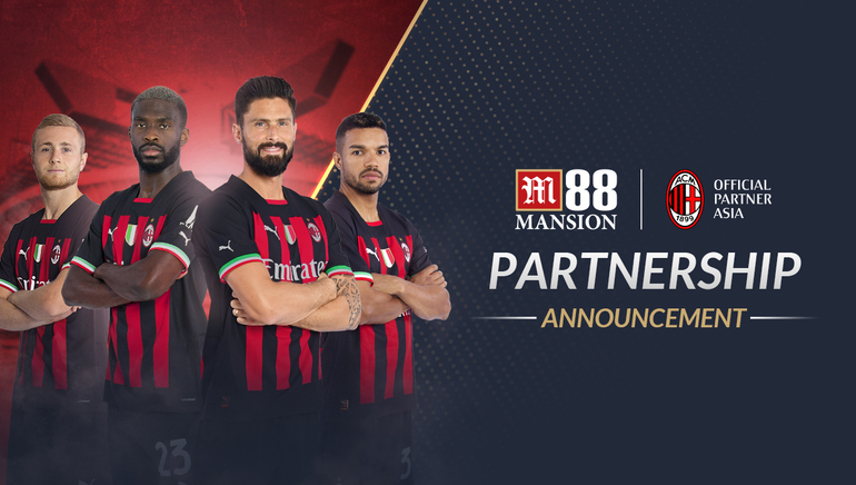 Perjanjian Perkongsian Baharu AC Milan dan M88 Mansion Ink