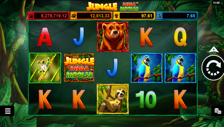 Ulasan Slot: Jungle Mega Moolah oleh Microgaming