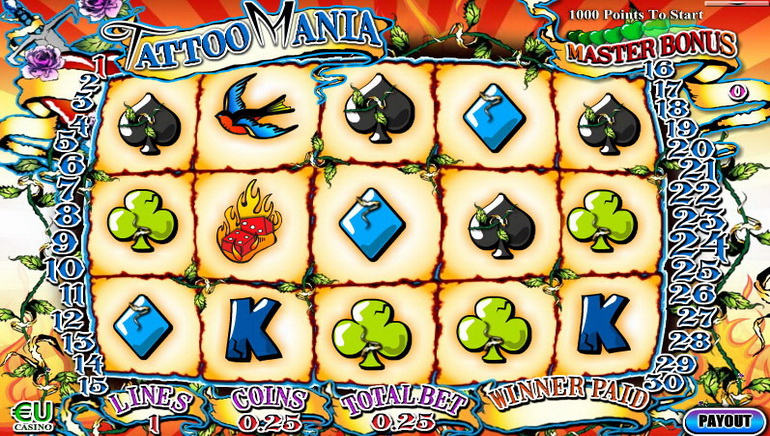 EUcasino tangkapan skrin 2